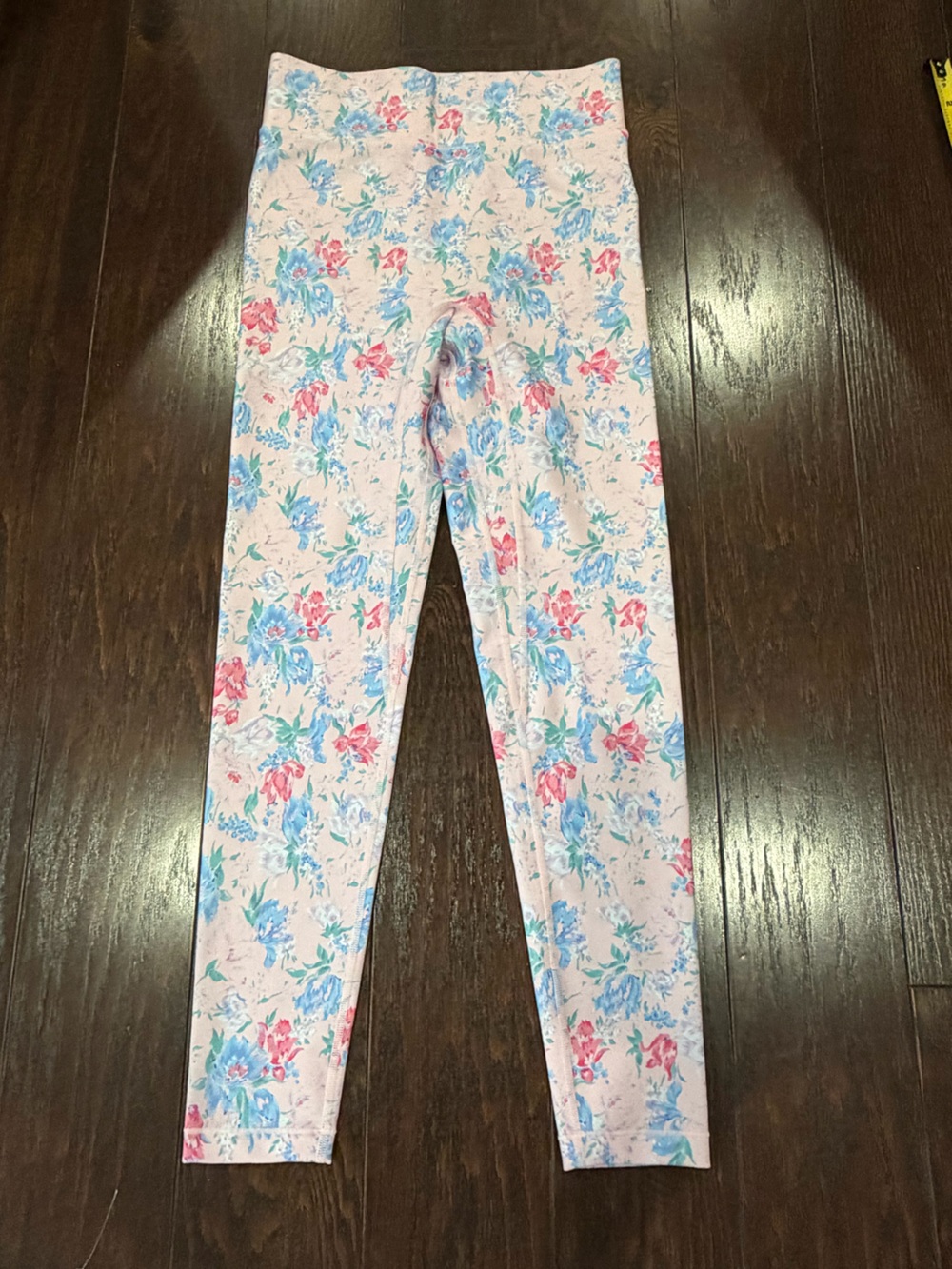 LoveShackFancy x Bandier Legging Small Pink Floral Countryside Paint Meadow NEW